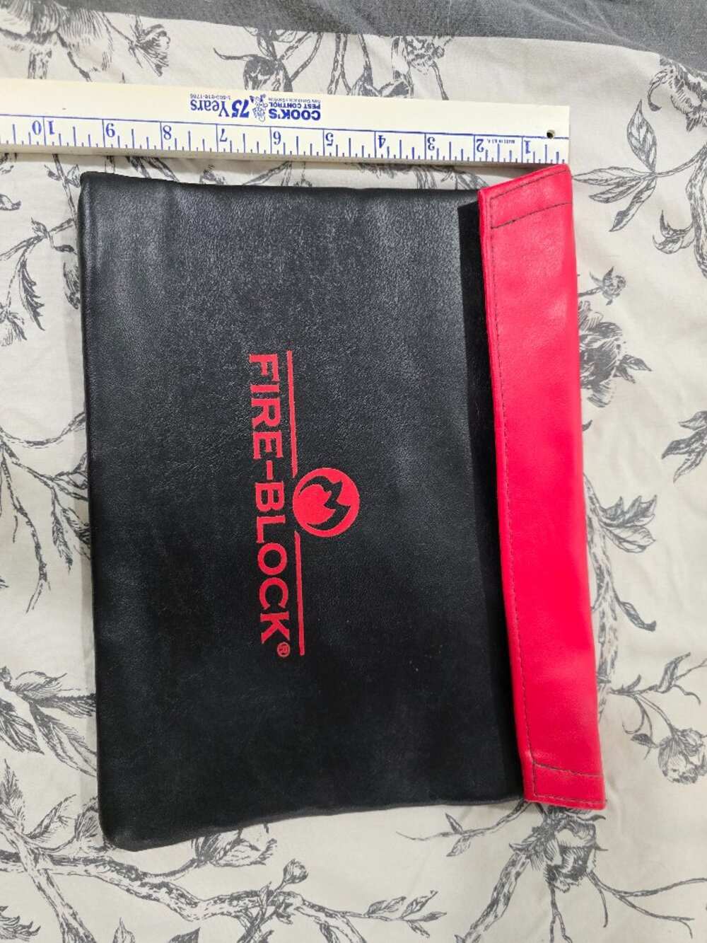 Fire Block Fireproof Document Money Bag Heavy Duty New Without Tags